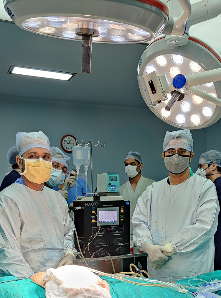 Successful operation of cancer patient in SMIH with Hipack technology